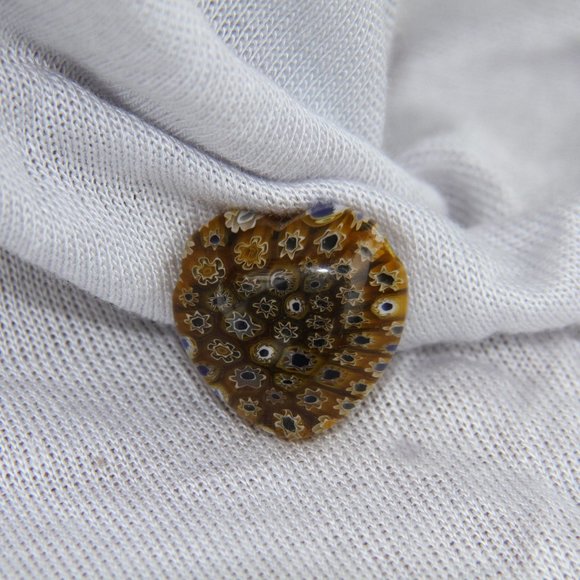 Other - Vintage Glass Heart Bead